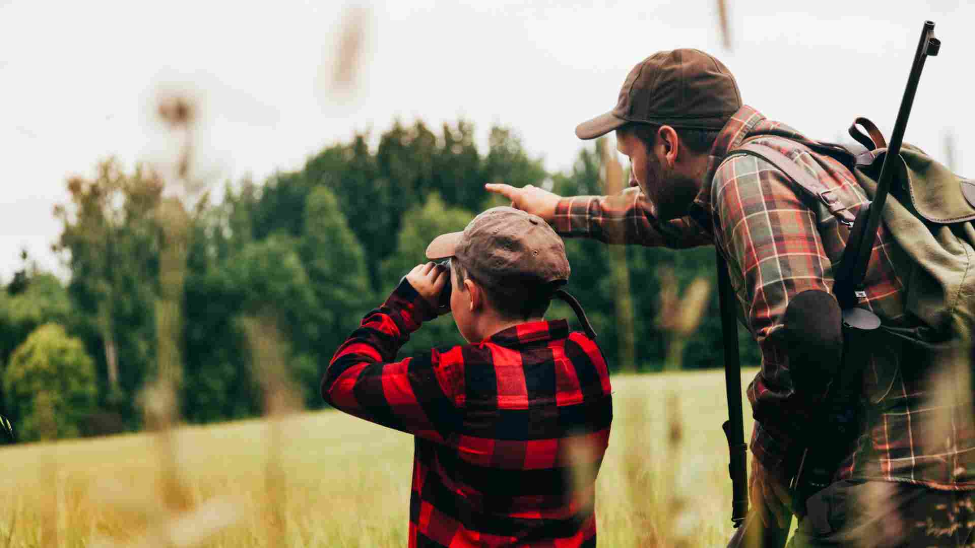 Father and son hunting encourages people to consider a gun trust