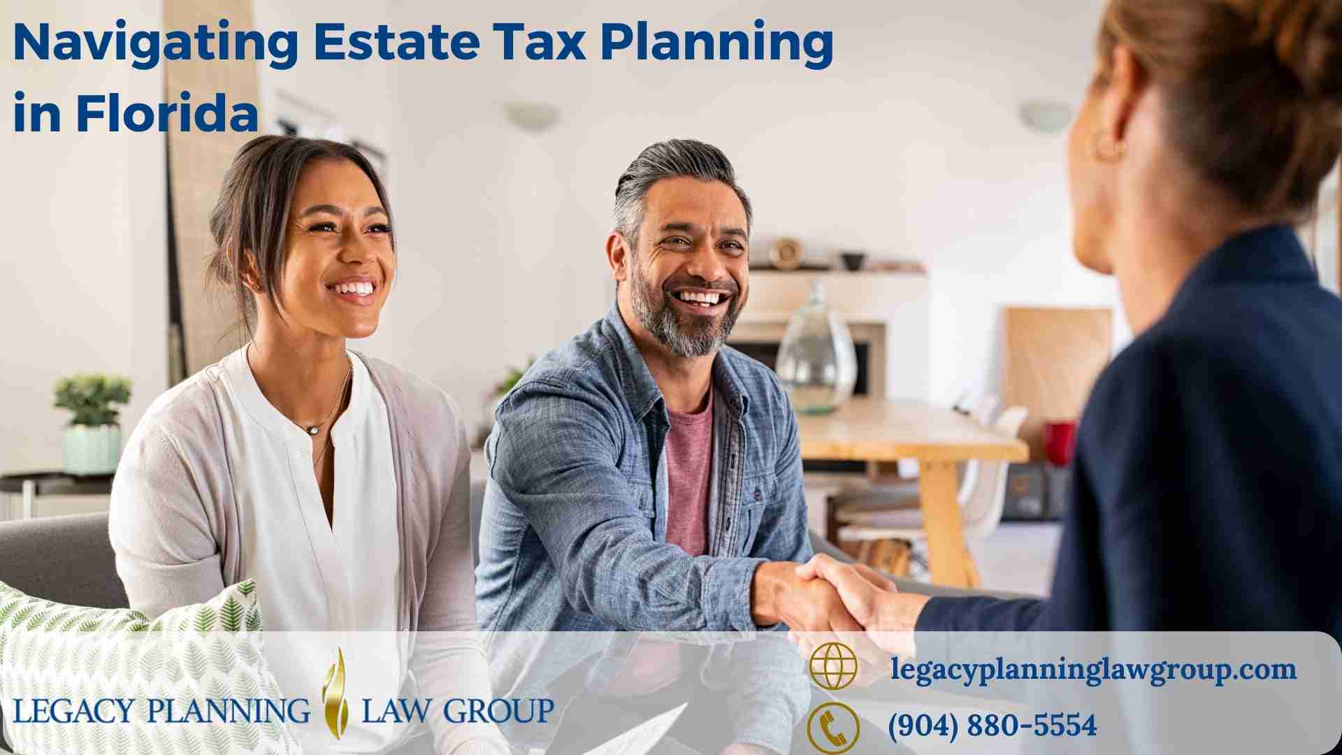 A couple learning about Estate Tax Planning in Florida