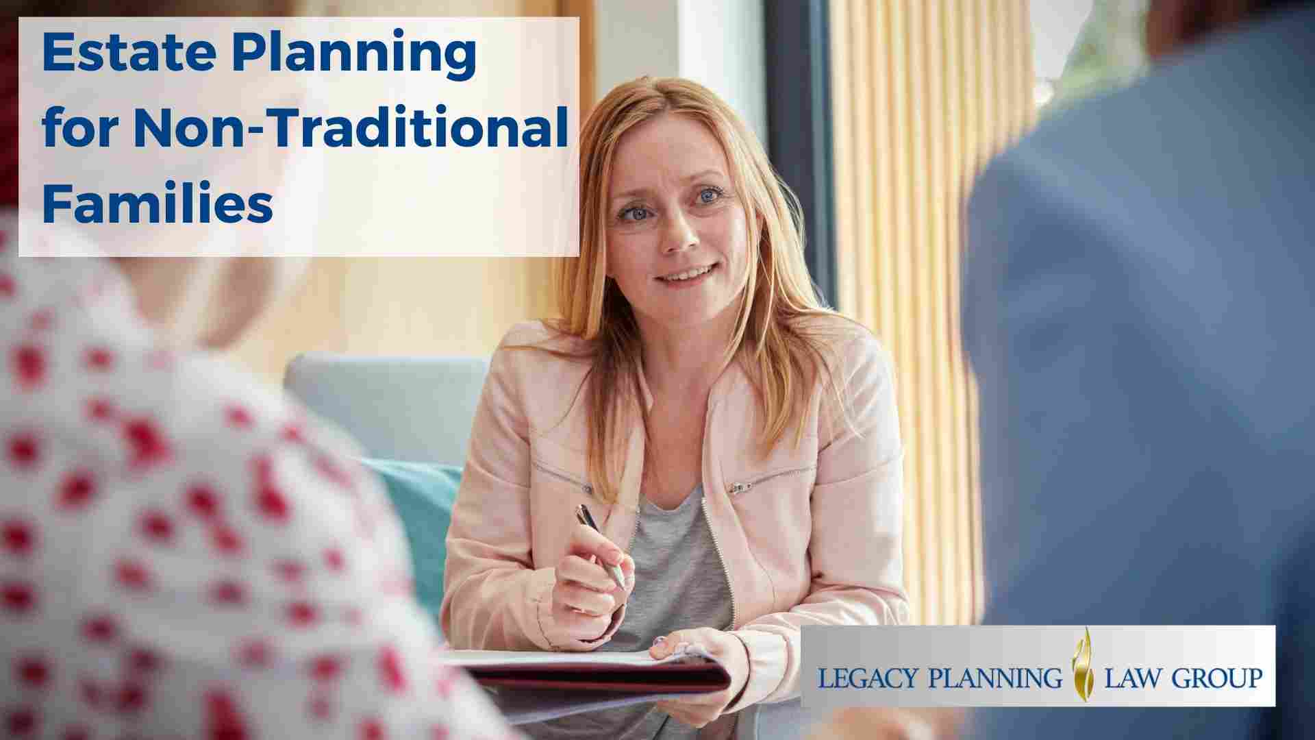 An advisor helping a couple do their Estate Planning for a Non-Traditional Family
